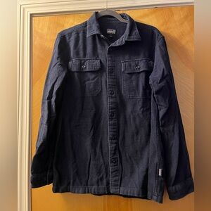 Patagonia Dark Navy Blue Organic Cotton Shirt